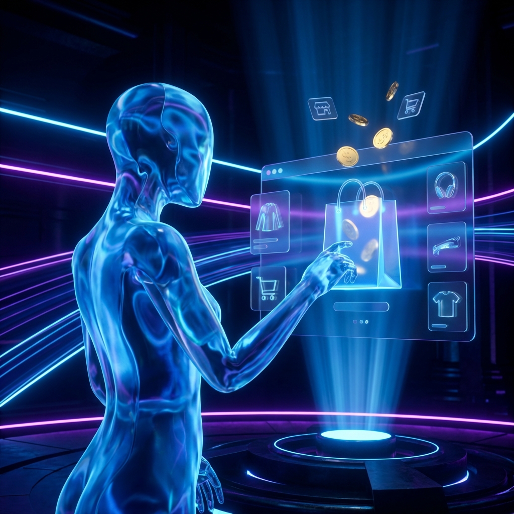 AI Agent shopping visualization